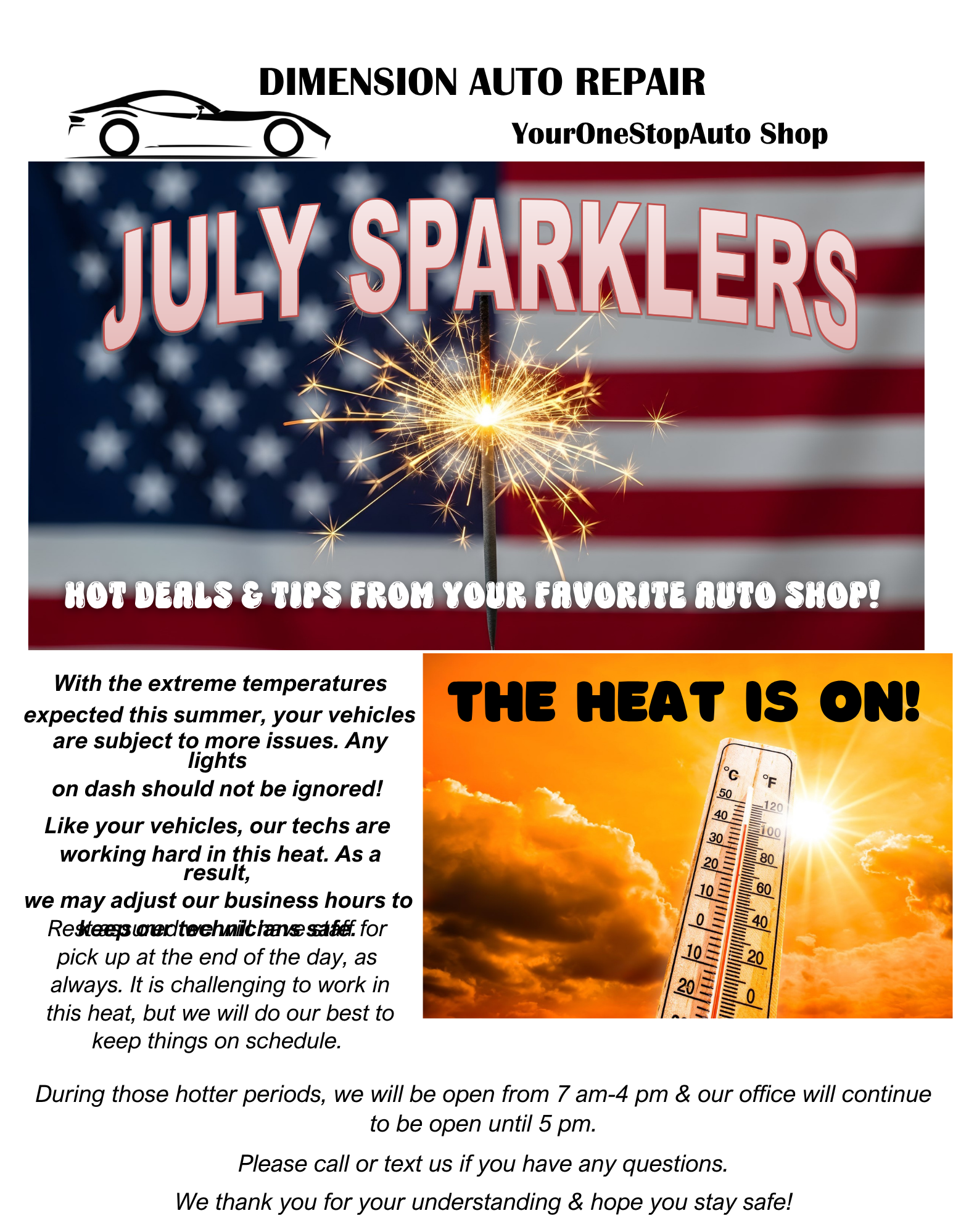 Auto repair deals Hackettstown NJ - Dimension Auto Repair