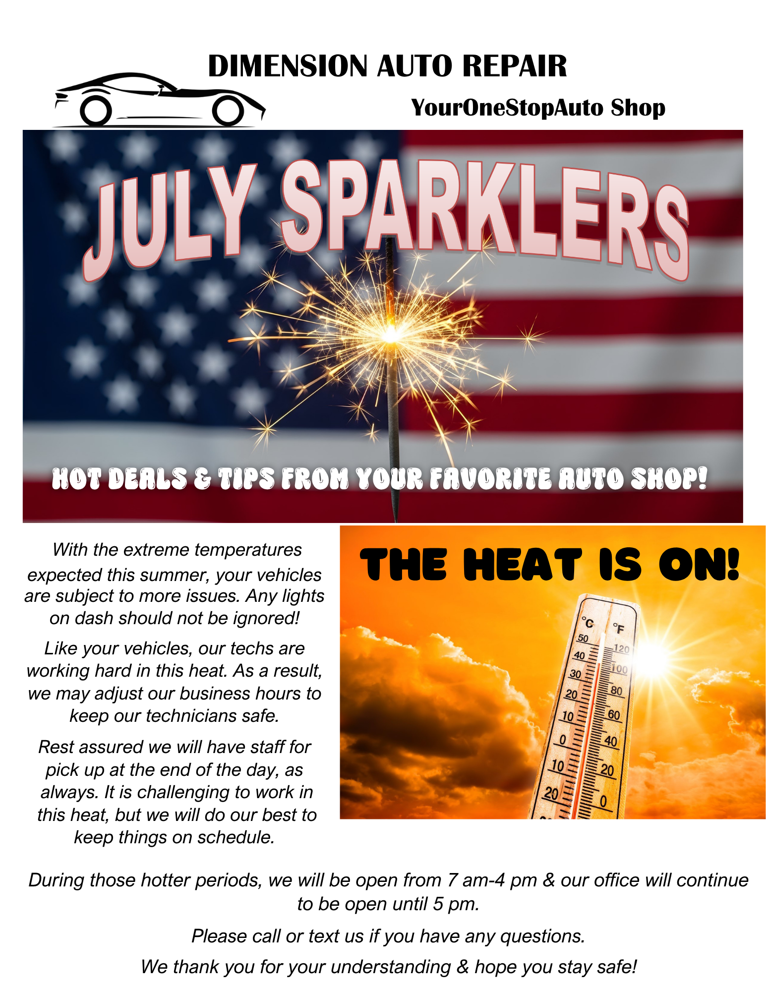 Auto repair deals Hackettstown NJ - Dimension Auto Repair